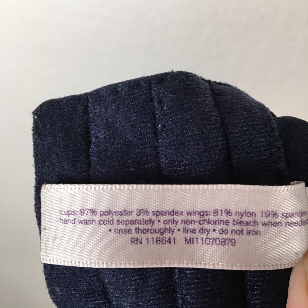 Cacique Navy Leopard Printpush-Upbra40d - image 6